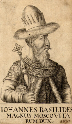 Иван Грозный. Европейская гравюра. 16 век